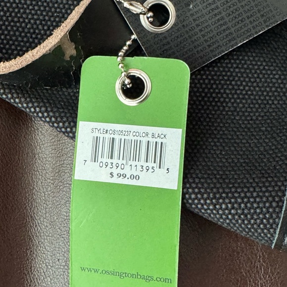 Ossington NWDefect Backpack Black Canvas New with DEFECT (See Photos)MAKE OFFER! - Picture 6 of 11